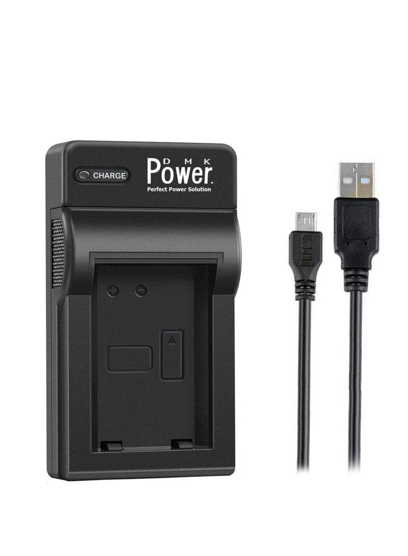 DMK Power NP-BG1 TC-USB1 Single USB Charger Compatible with Canon IXUS 90 SX200 SX210 SX220 SX230 S100V etc Cameras - Image 1