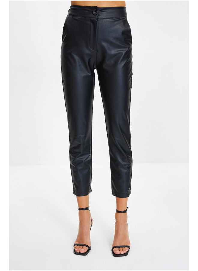 Pants - Black - Cigarette pants