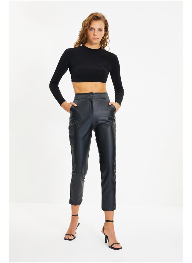 Pants - Black - Cigarette pants
