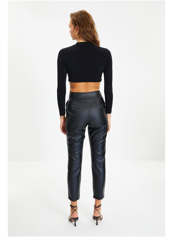 Pants - Black - Cigarette pants