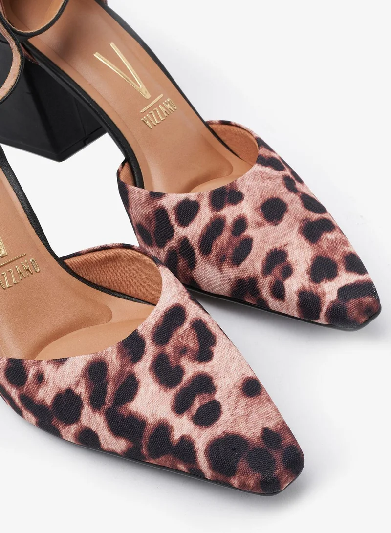VIZZANO Mid Heels Shoes for Women – Classic Mid Heel Pumps for Girls & Ladies Office Wear