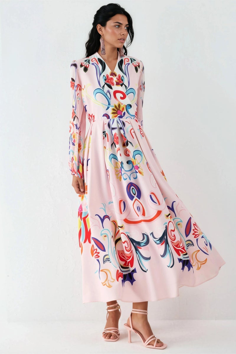 Jennyfer Floral Print Maxi A-Line Dress - Image 4