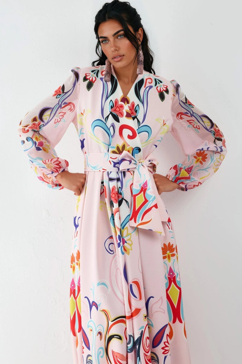 Jennyfer Floral Print Maxi A-Line Dress - Image 2