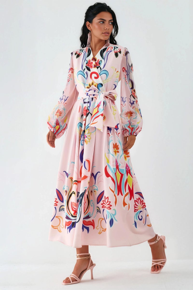 Jennyfer Floral Print Maxi A-Line Dress - Image 5