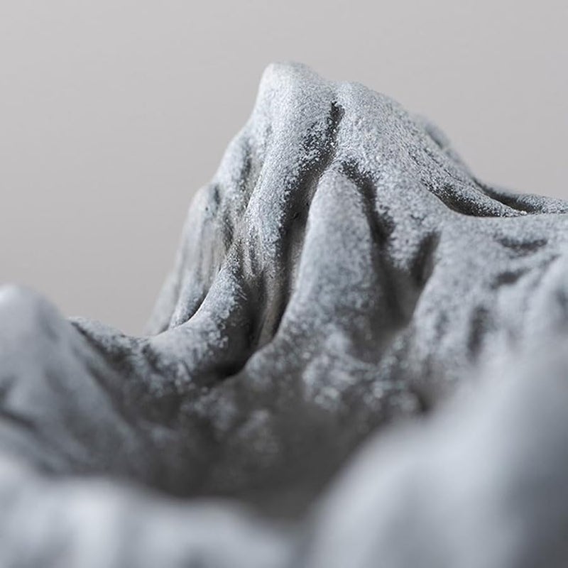 Creative Cement Snow Mountain Shaped Ashtray For Home Bar Patio Color A - Image 3