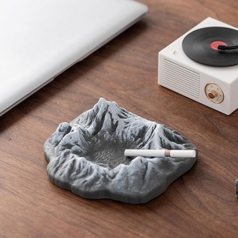 Creative Cement Snow Mountain Shaped Ashtray For Home Bar Patio Color A - Image 5