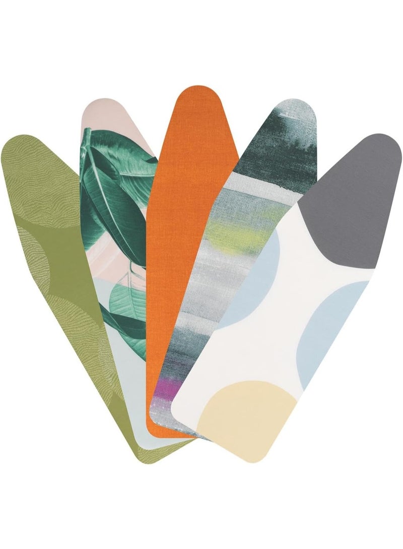 Brabantia Ironing Board Cover with 2 mm Foam, Slimline, 110 x 30 cm, Bright Assorted Colours