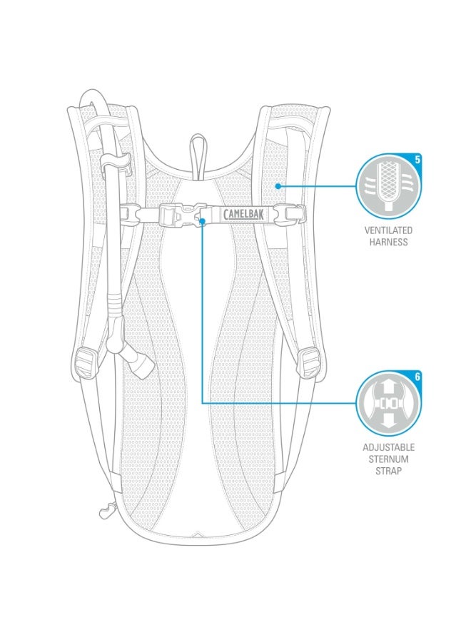 CamelBak Aurora Hydration Pack – 85oz, Crux Reservoir, Lightweight & Comfortable Design - Image 4