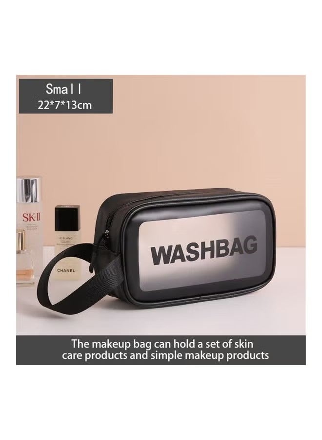 ORiTi 4-Piece Transparent Cosmetic Bag Black  - Image 4