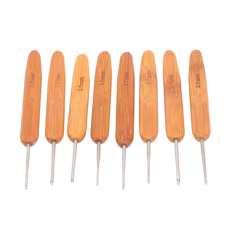 Crochet Kit DIY Carbonized Bamboo Ergonomic 20 Different Types Knitting Needle Case for Craft Sweater KnittingPurple Bag - Image 3