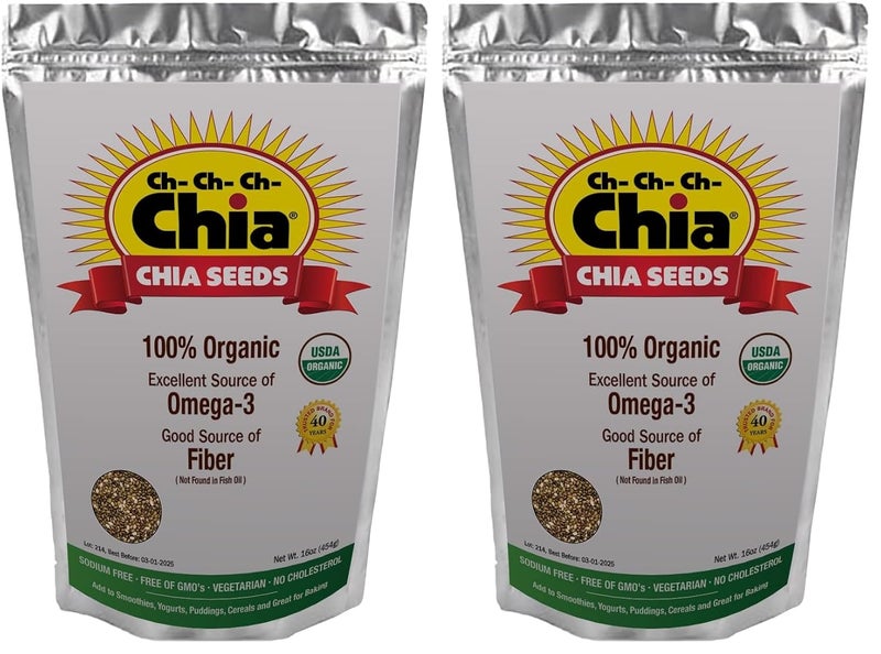 CH- CH- CH- Organic Seeds - 1 lb. USDA Organic (Pack of 2)