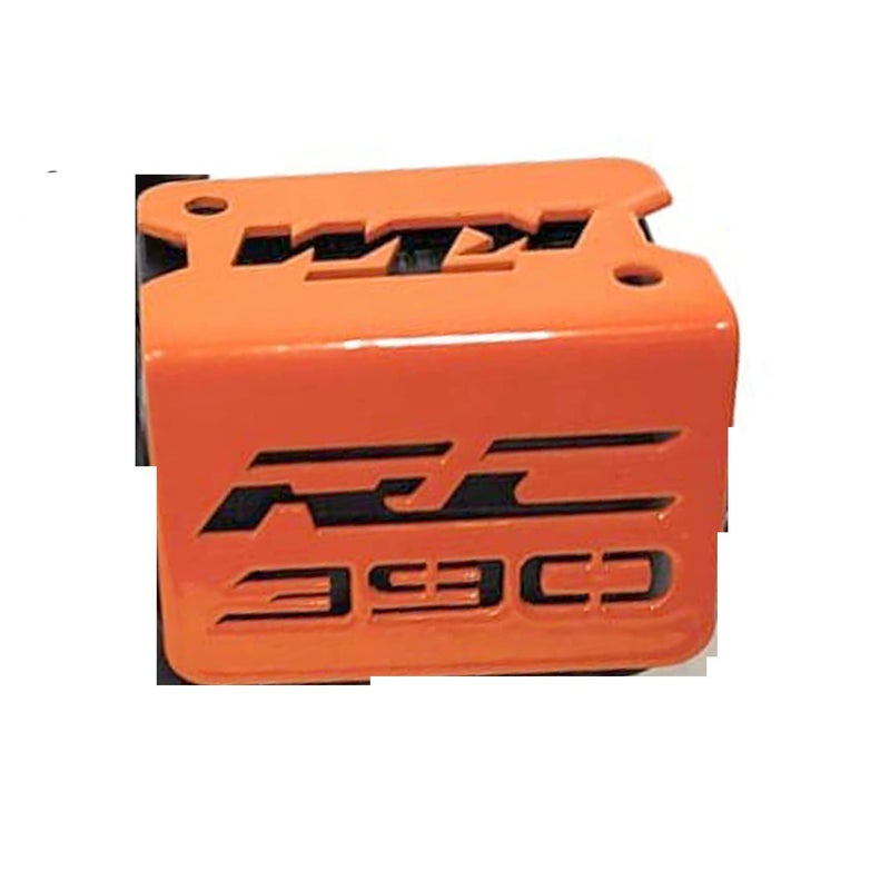 Autobrand - Front Disc Brake Fluid Reservoir Cap Cover Guard Protector for KTM All Model (Orange KTM RC 390)