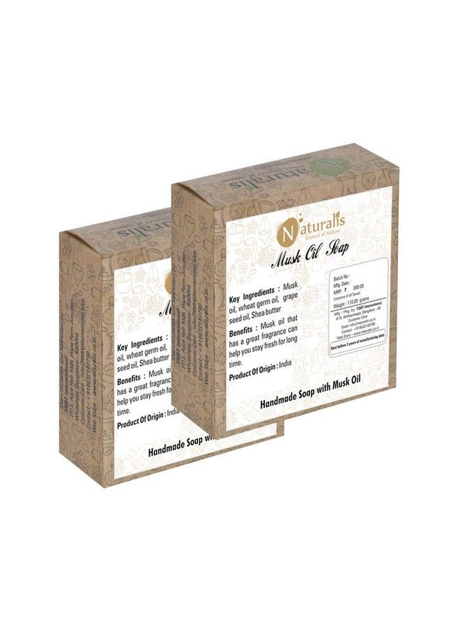 Naturalis Handmade Musk Soap Stay Fresh (Pack Of 2)  - Image 2