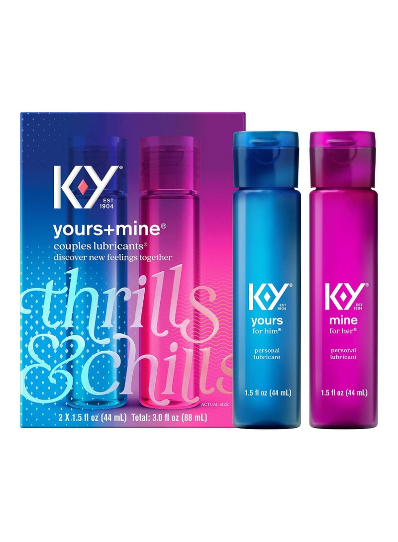 K-Y personal lubricant 2x44 ml  - Image 1