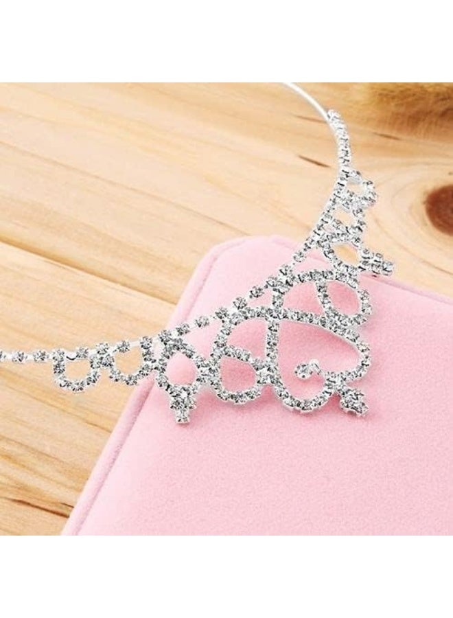 تاج رأس للأطفال مرصع بالكريستال – تاج أميرة أنيق للحفلات وأعياد الميلاد والمناسبات – متعدد الأشكال والألوان - Image 3