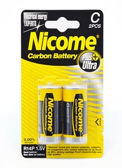 Nicome C size R14P 2pcs Heavy Duty Battery  - Image 1