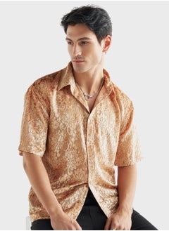 FAV Textured Regular Fit Shirt  - Image 1