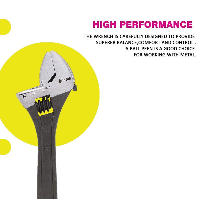 Suzec Johnson Series Hand Operated Adjustable Wrench 250mm - Image 2