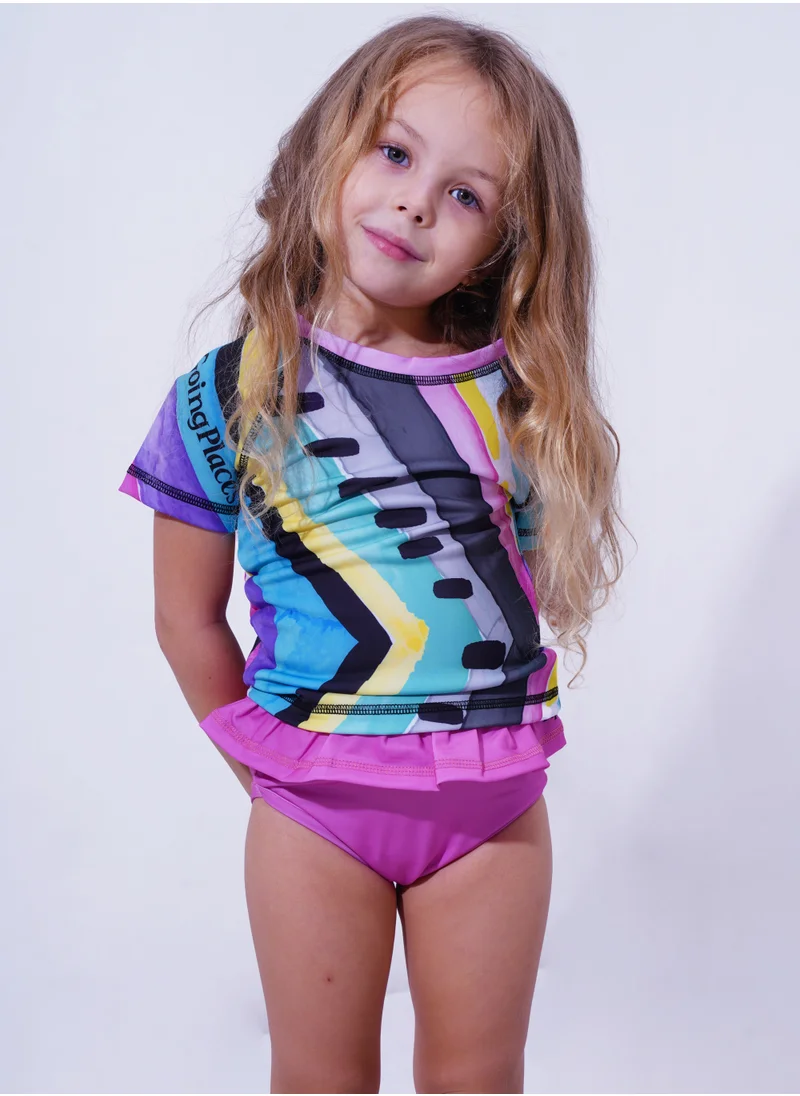 Pepla Adventurer Girl's Rashguard Set- Swimsuit