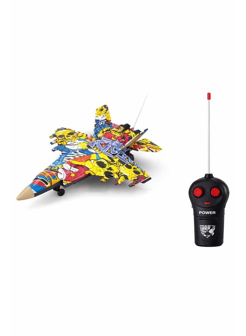 Simulation RC Planes for Kids, 2 Channels Remote Control Wireless Airplane Toy with 2 Batteries,2.4 GHZ Hobby RC Glider for Boys Beginners（ - Image 1