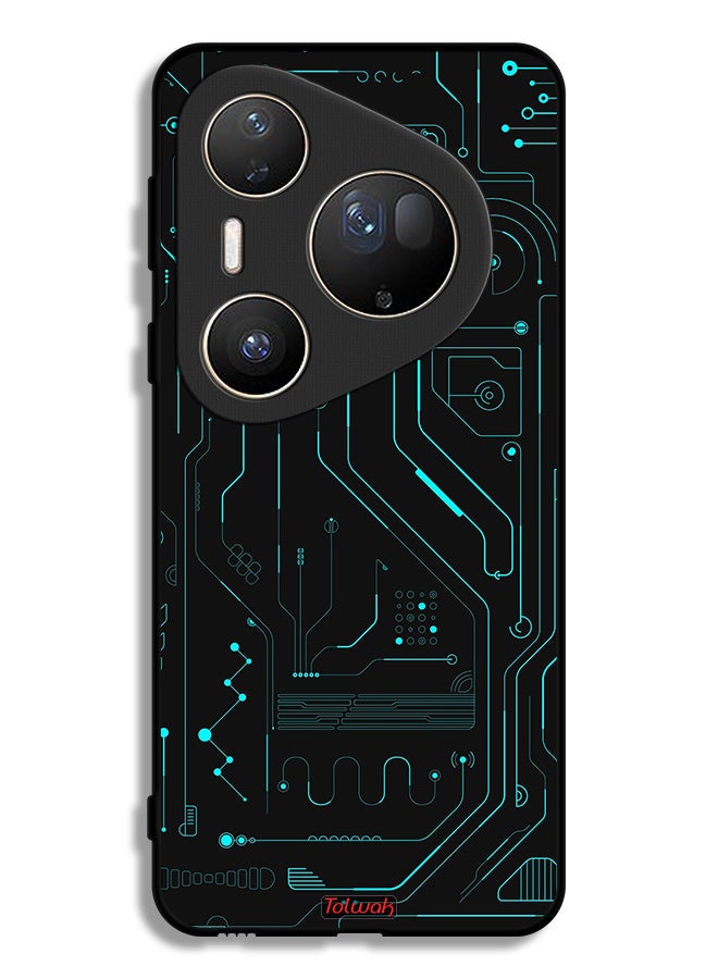 Tolwak غطاء حماية فائق من هواوي Pura 80 Ultra للفن الرقمي والدوائر والتصميم البسيط مع عرض متعدد - Image 1