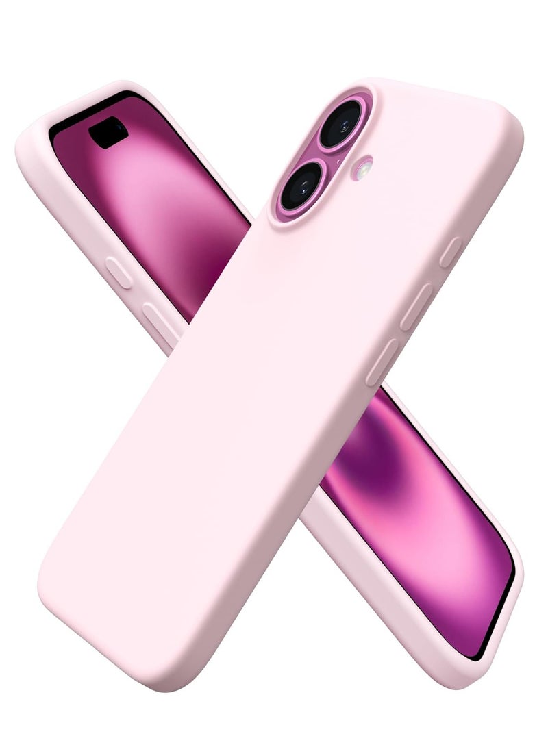 BORTONY iPhone 16 Case 6.1 inch Liquid Silicone Case iPhone 16 Cover Gel Rubber Soft Silky Touch Shockproof Thin Protective Cover for Apple iPhone 16 - Image 1