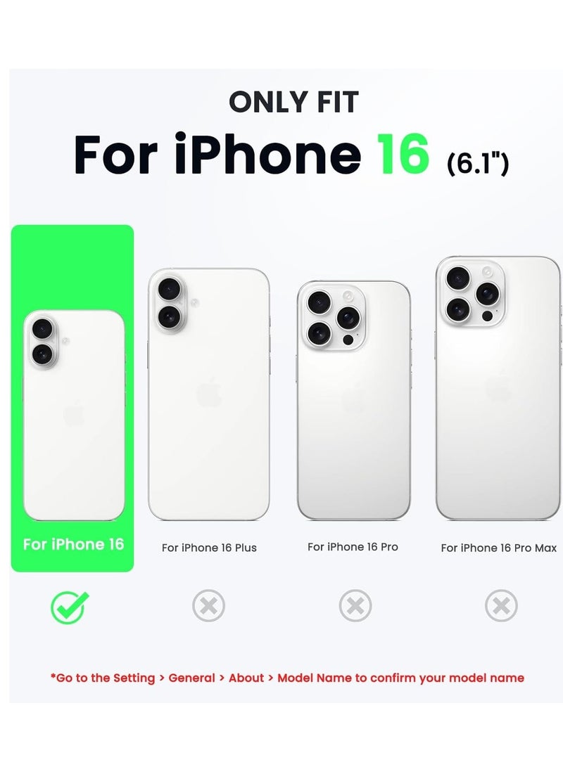 BORTONY iPhone 16 Case 6.1 inch Liquid Silicone Case iPhone 16 Cover Gel Rubber Soft Silky Touch Shockproof Thin Protective Cover for Apple iPhone 16 - Image 2