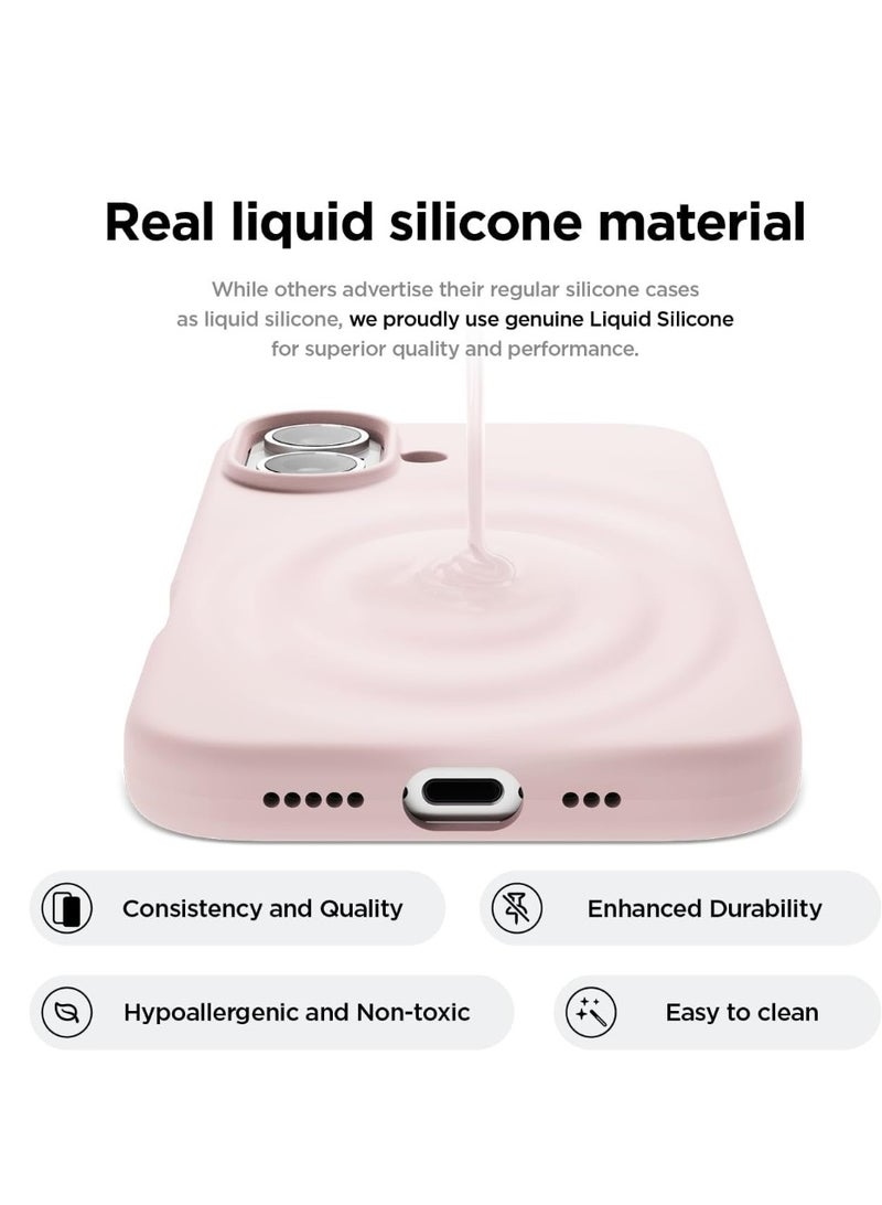 BORTONY iPhone 16 Case 6.1 inch Liquid Silicone Case iPhone 16 Cover Gel Rubber Soft Silky Touch Shockproof Thin Protective Cover for Apple iPhone 16 - Image 3