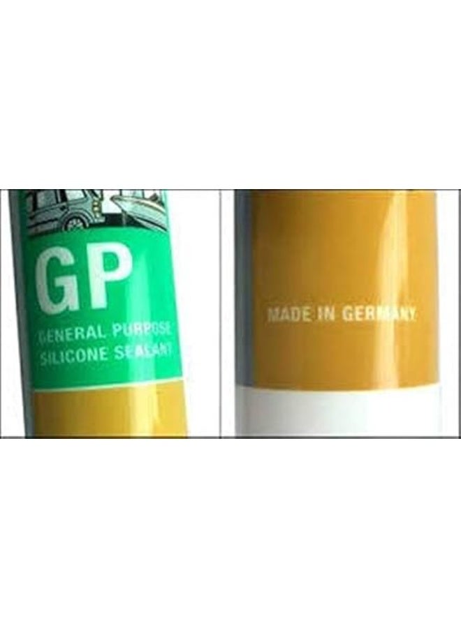 Wacker Germany Silicone Sealant General Purpose GP Transparent Clear 280ml, Renovation Work and Repairing Bonding and Gap Filling, Sealing Of Connection and Expansion Joints Indoor and Outdoor - Image 2
