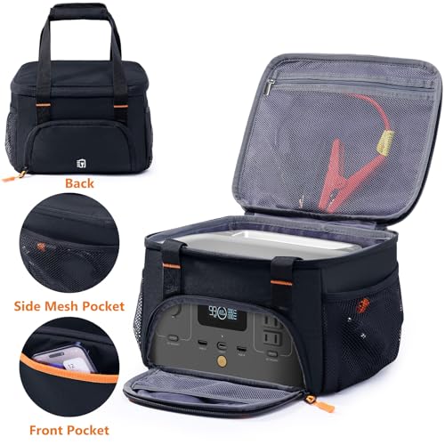 FRECOLSH Heavy-Duty Portable Power Station Storage Case Compatible with Ecoflow RIVER 2 Solar Power Bank Carrying Case for Outdoor Camping Essentials Carrying Case Only - Image 4