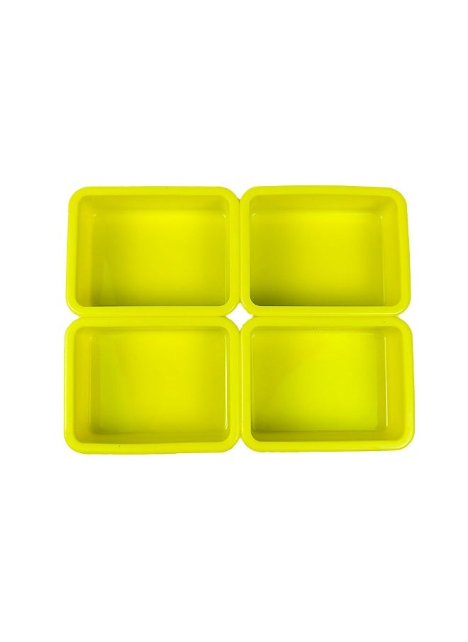 NIBEMINENT - DIY Handmade Soap Molds - Rectangular, Oval, Round, Heart-shaped, Square Silicone Soap Molds - Image 1