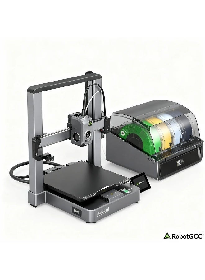 robotgcc Professional High Speed 3D Printer with 12000mm/s² Acceleration, Step-Servo Motion Control, Auto Bed Leveling, RFID Filament Detection, WiFi Smart Control, Multi-Material Desktop FDM 3D Printer for PLA PETG ABS Prototyping Engineering Education Creative Design - Image 2