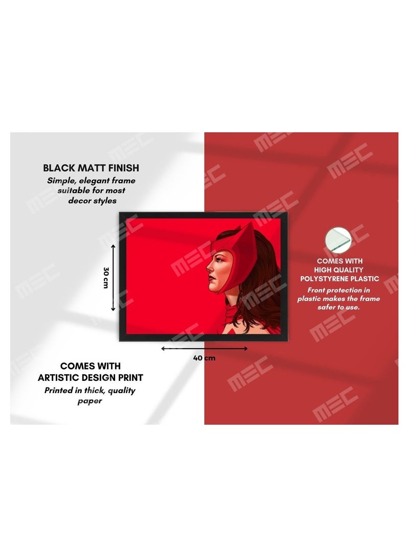 MEC Scarlet Witch Design Poster Frame 30x40 Cm - Image 2