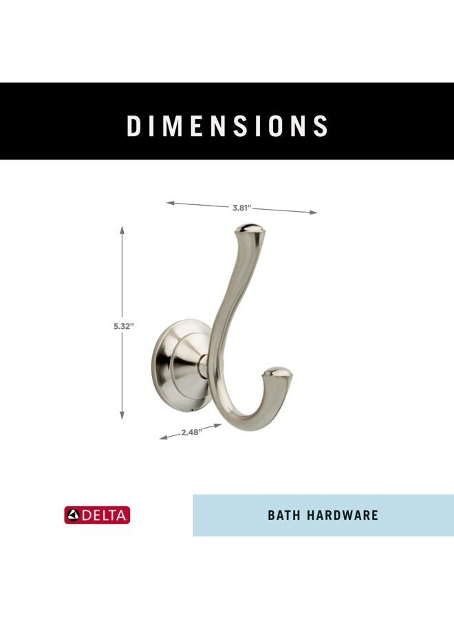 Delta Linden Towel Hook, Stainless, Bathroom Accessories, 79435-SS - Image 4