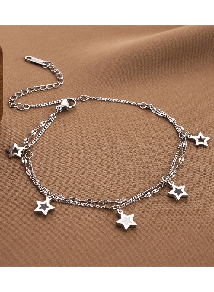 Mark Fairwhale Versatile Titanium Steel Fashion Bracelet 