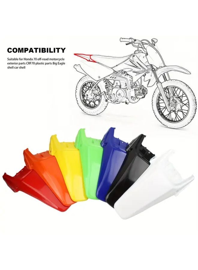 Red Motorcycle Rear Mudguard Fairing Kit For Honda CRF70 XR Off Road Modification Parts - Image 3
