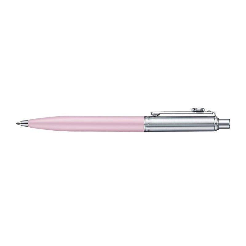 Sheaffer Gift Set - Eip Sentinel 321 Pink Matte Finish Ballpoint Pen With Chrome Trims And Full-Grain Leather Credit Card Holder - Image 5