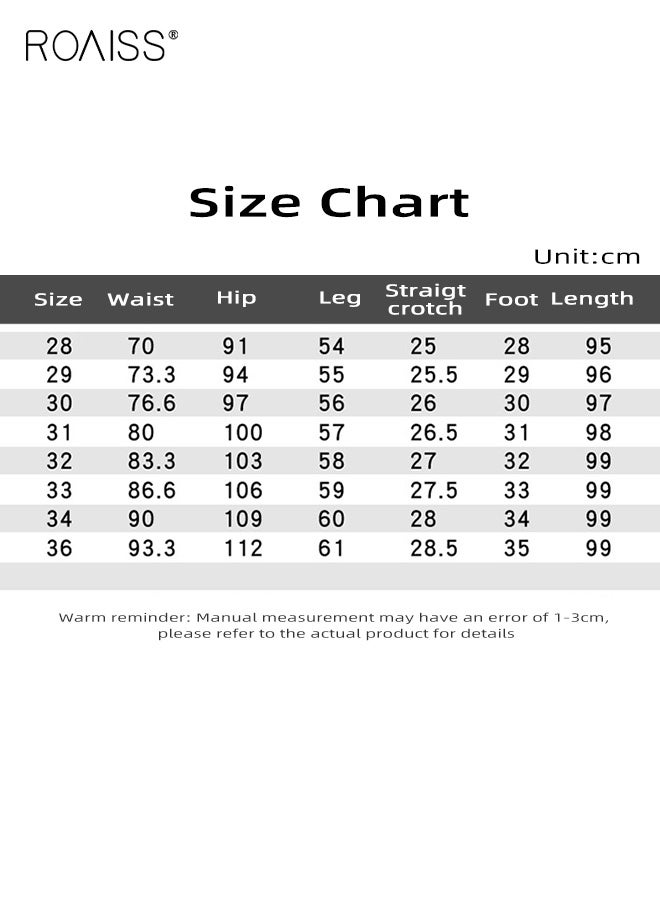 roaiss Men's Trousers Men Suit Pants Mens Thin Linen Dress Pants Male Straight Business Office Trousers Man Formal Straight-Leg Fit Pants with Tapered Ankles and Pockets for Men - Image 4
