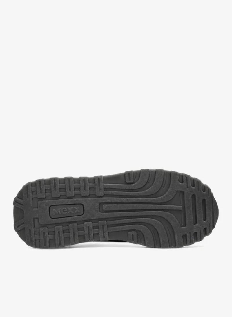 MEXX BLACK Panelled Lace-Up Sneakers for Women | Best Price UAE
