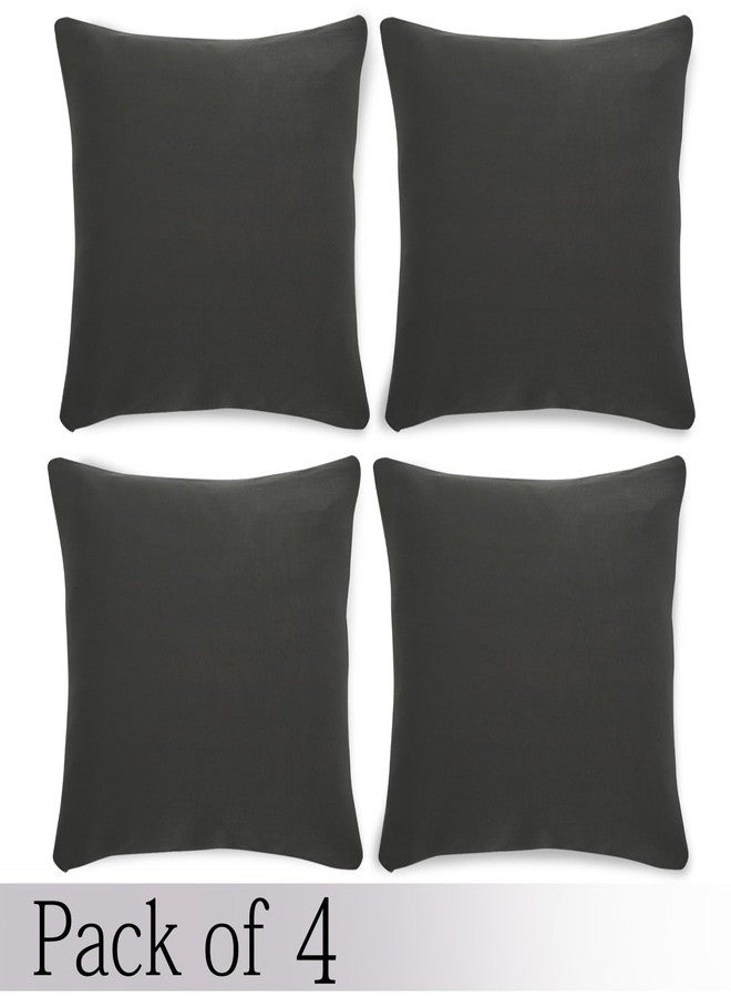 HOKIPO Stretchable Cushion Cover for Sofa 16x16 Pack of 4, Dark Grey (E21-AR4282*4) - Image 4