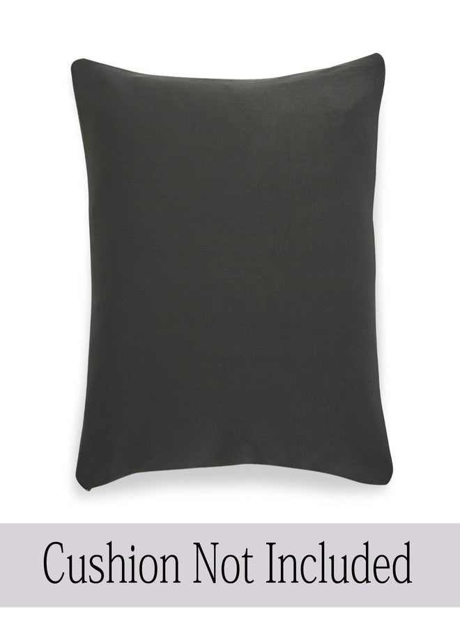 HOKIPO Stretchable Cushion Cover for Sofa 16x16 Pack of 4, Dark Grey (E21-AR4282*4) - Image 3