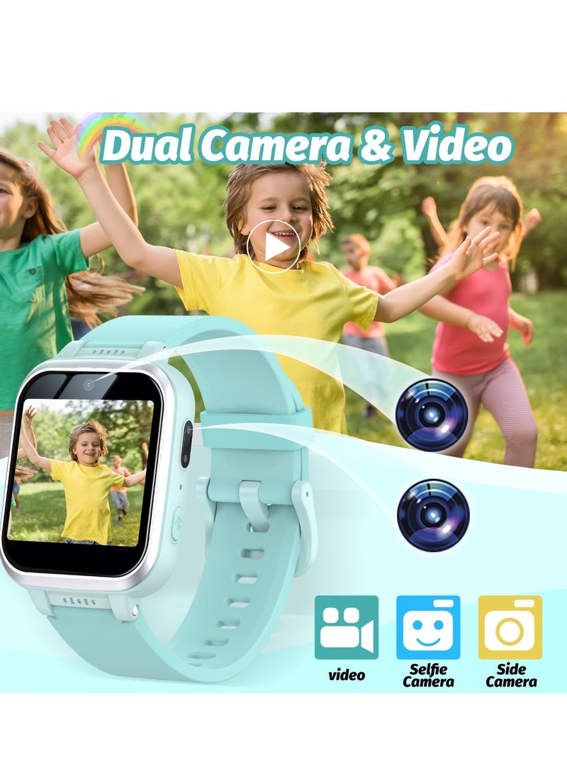 EVEREEN Kids Smart Watch Girls, Gifts For 3-10 Year Old Girls Dual Camera Touchscreen Smart Watch For Kids With Music Player, Educational Toys Toddles Birthday Gift For Girls Ages 6 7 8  - Image 3