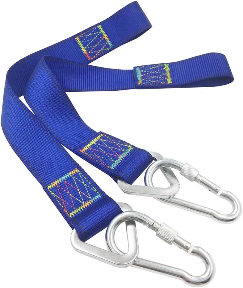 Aoneky 1.6 Ft 2-Pack Hammock Tree Straps, Heavy Duty Hanging Kit, Swing, Hammock Suspension Straps - Image 1