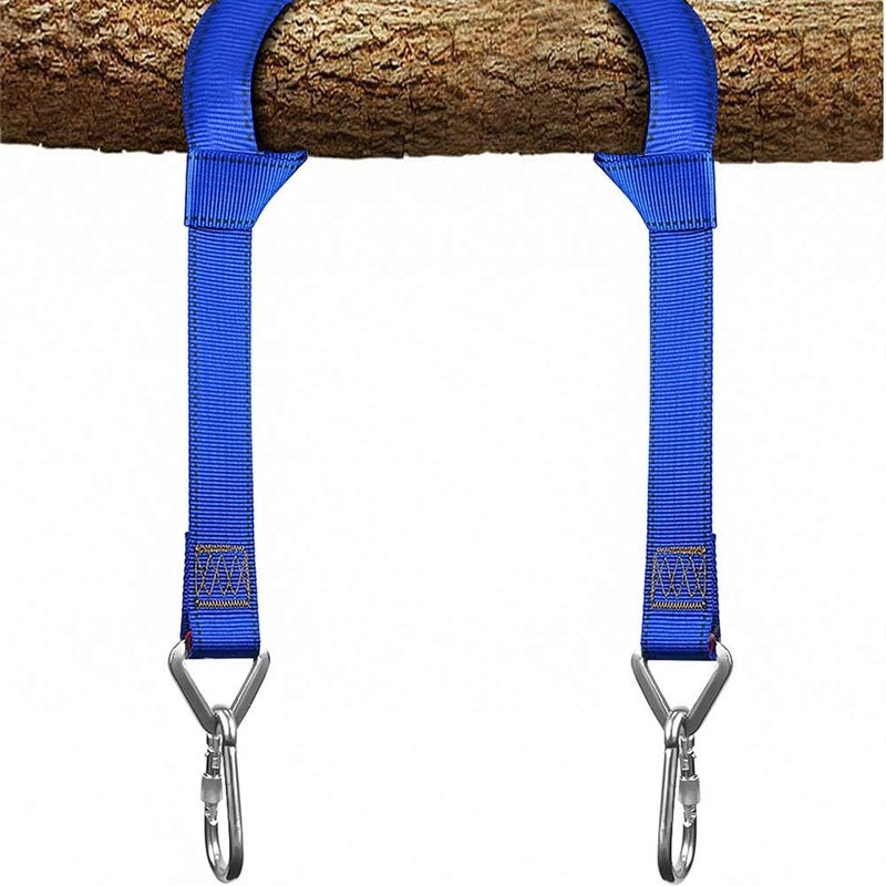 Aoneky 1.6 Ft 2-Pack Hammock Tree Straps, Heavy Duty Hanging Kit, Swing, Hammock Suspension Straps - Image 2