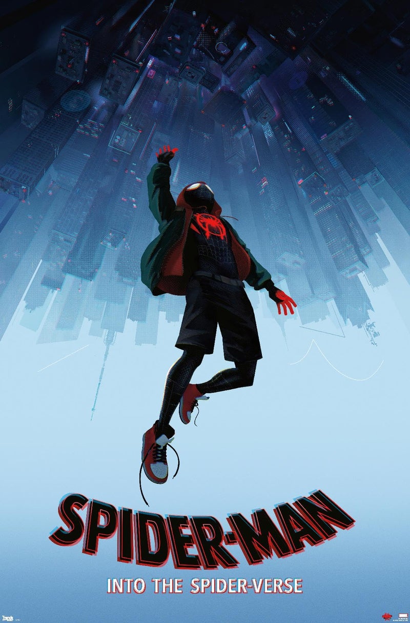 HOME TROVE  Marvel Spider-Man - Into The Spider-Verse - Falling Wall Poster, 22.375" x 34", Unframed Version - Image 4