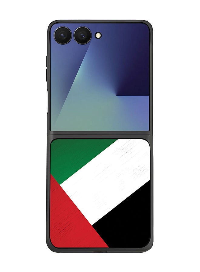 Stylizedd For Samsung Galaxy Z Flip7 Case,Slim fit Camera Protection, Shockproof Thin Phone cover  - Flag Of UAE - Image 1