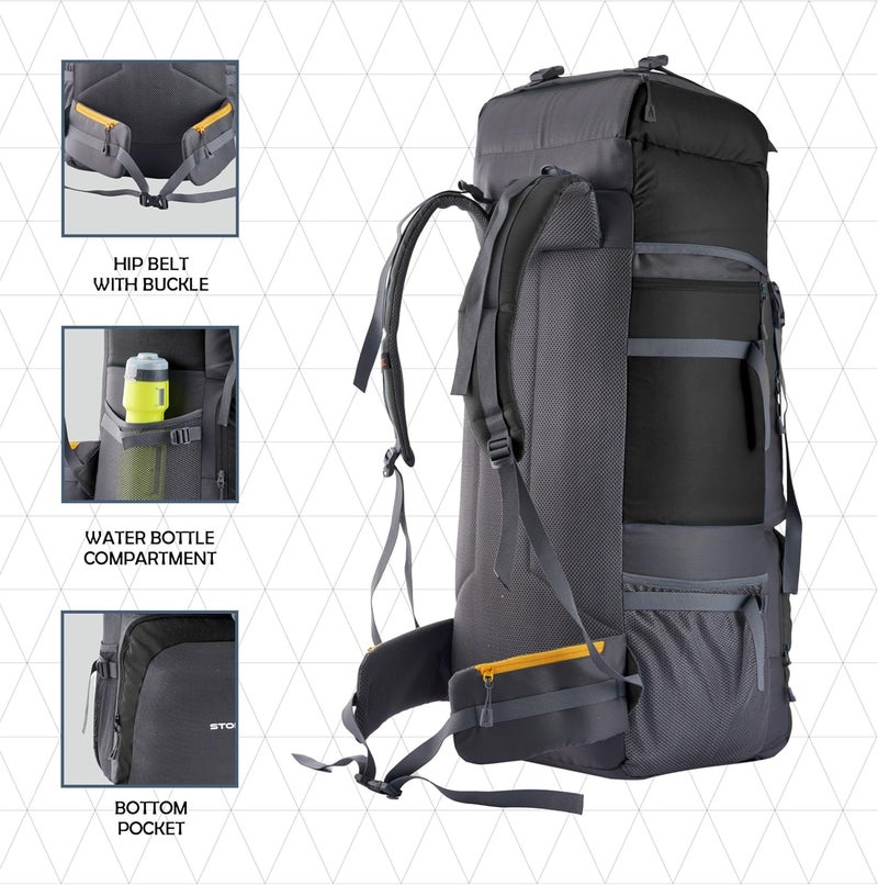 Trawoc حقيبة ظهر سفر TRAWOC STONEX 60L - Image 5