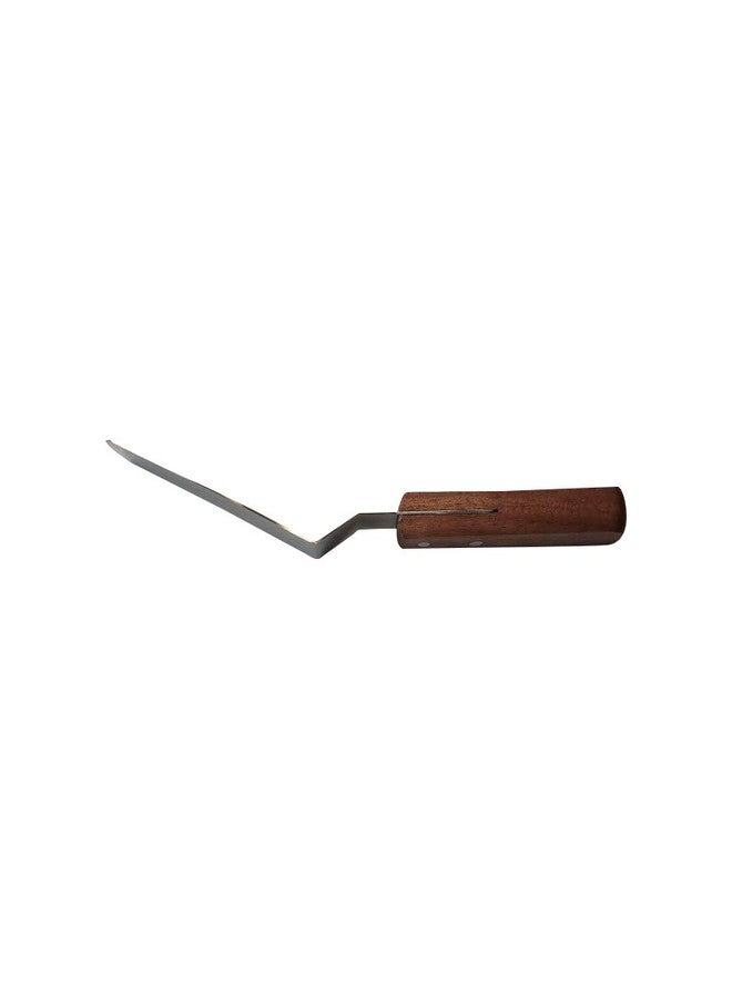Nutlink Professional Cake Decorating Tools - Stainless Steel 6.5" Offset Cake Spatula - Icing Spatulas with Wood Handle (6.5 inch) - Image 2