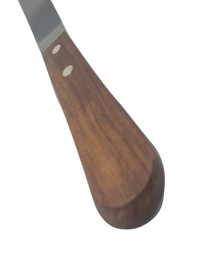 Nutlink Professional Cake Decorating Tools - Stainless Steel 6.5" Offset Cake Spatula - Icing Spatulas with Wood Handle (6.5 inch) - Image 5