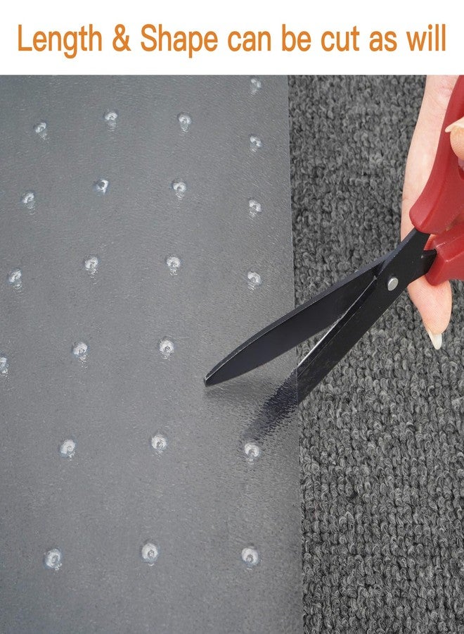 tonchean Clear Carpet Runner 72 x36 inch, Non Slip Carpet & Rug Protection, Carpet Cover for Pet Scratch Protection, Vinyl Floor Runners Prevent Carpet Rugs from Scratching Tearing Wearing - Image 3